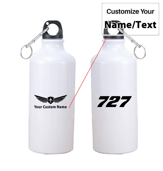 727 Flat Text Designed Thermoses - Image 3