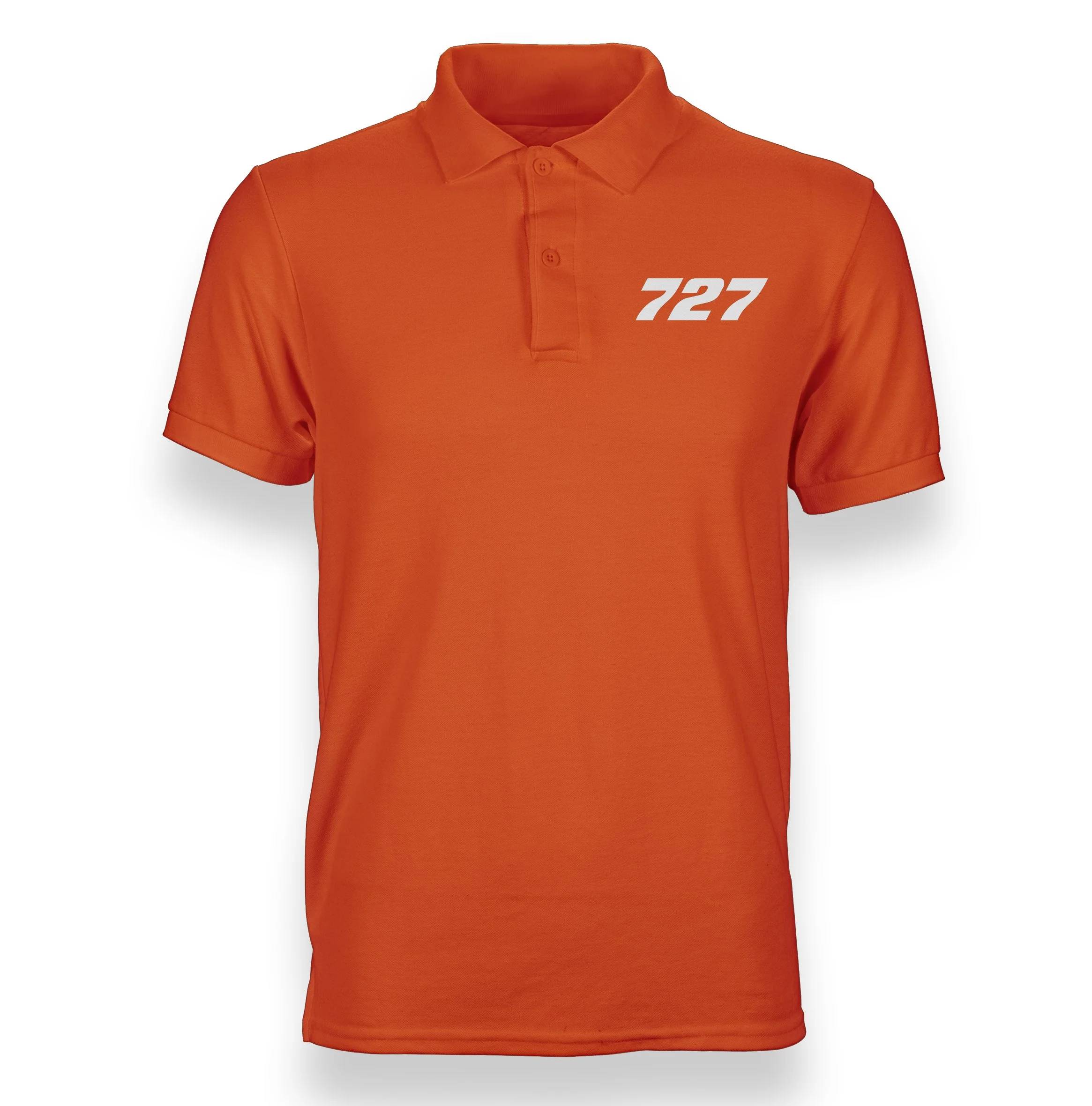 727 Flat Text Designed "WOMEN" Polo T-Shirts - Image 10