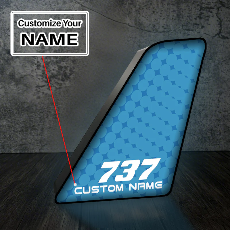 737(2) Designed Led Aircraft Tail & 3D Lamp - Image 2