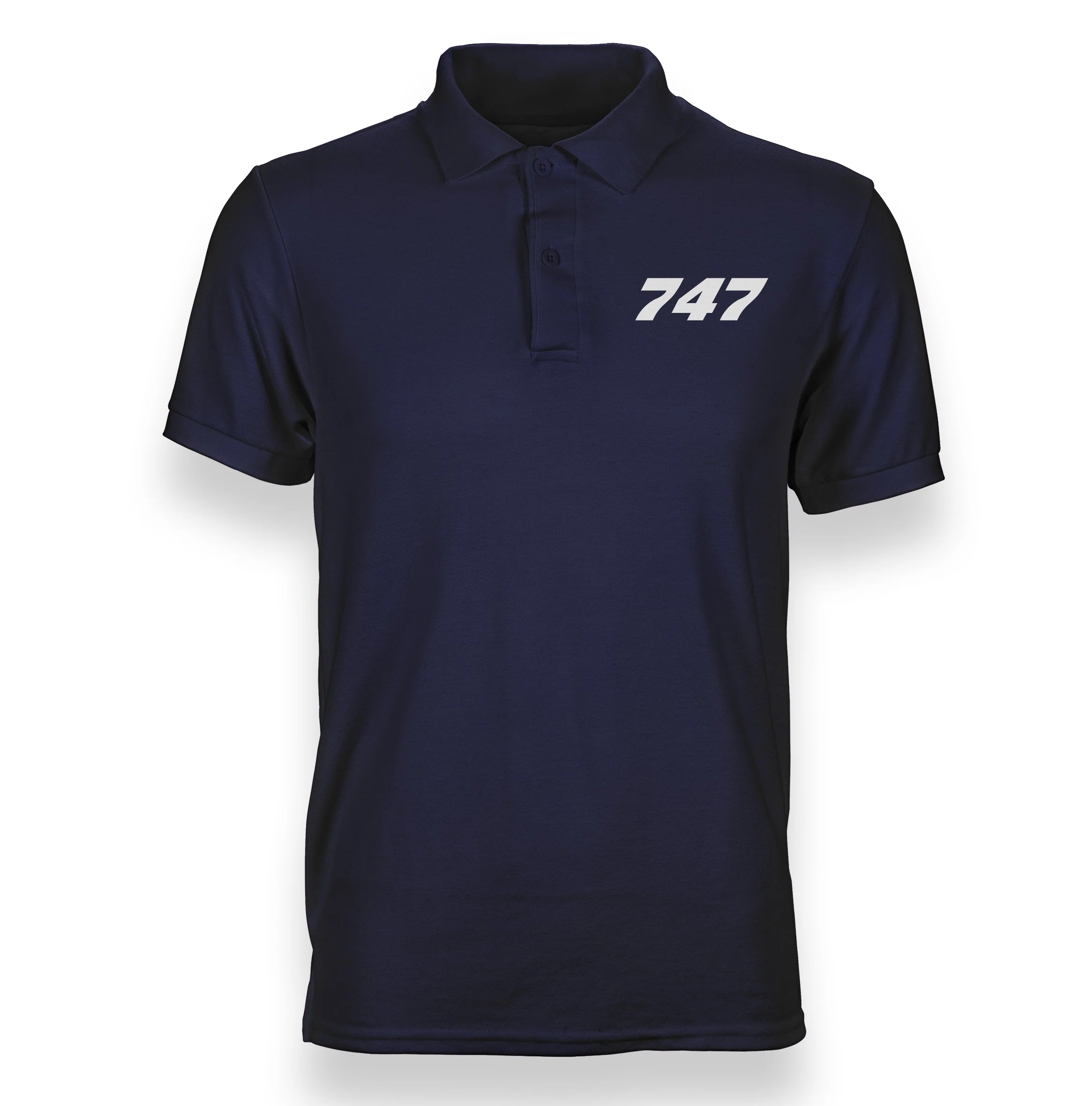 747 Flat Text Designed "WOMEN" Polo T-Shirts - Image 14
