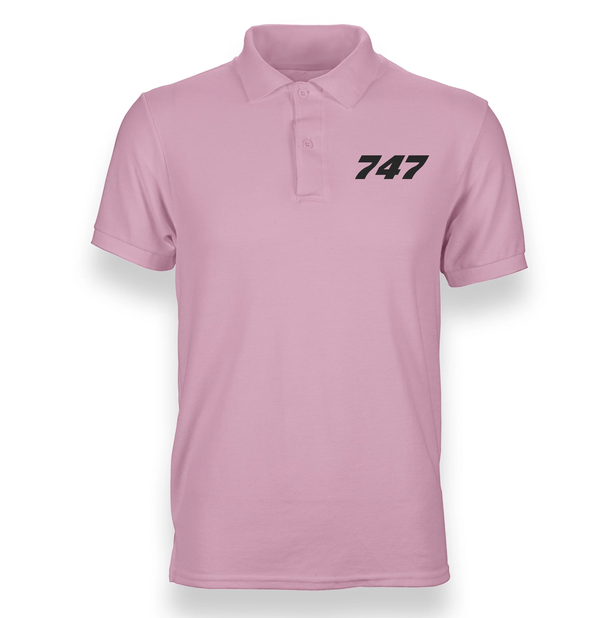747 Flat Text Designed "WOMEN" Polo T-Shirts - Image 22