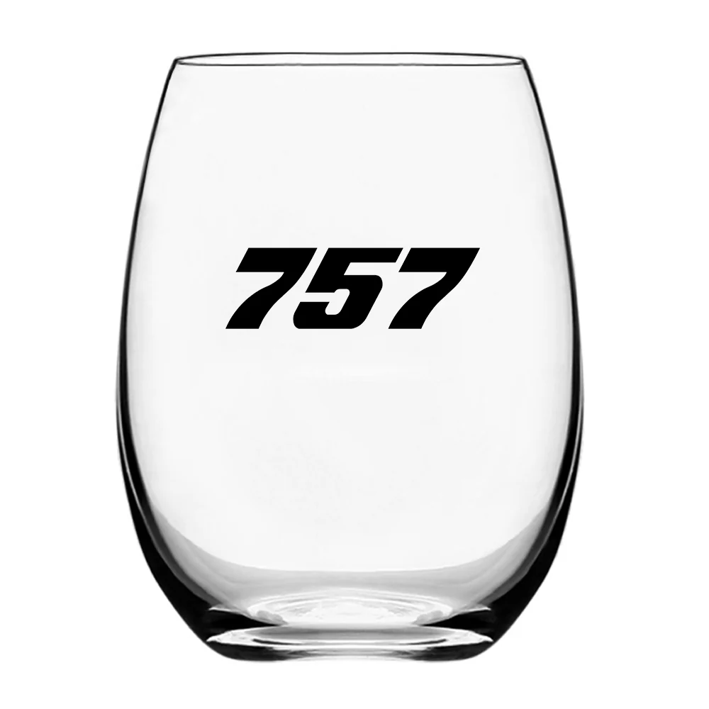757 Flat Text Designed Water & Drink Glasses - Image 2