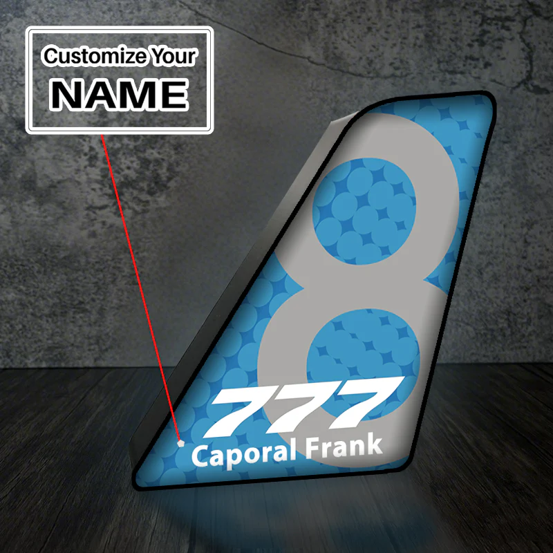 777-8 Designed Led Aircraft Tail & 3D Lamp - Image 2