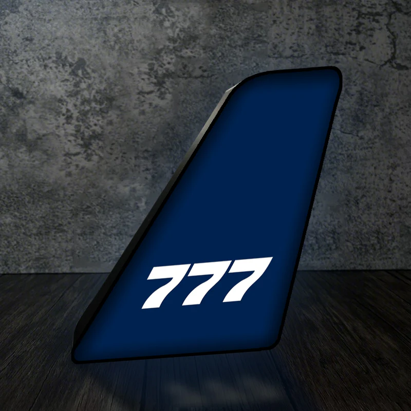 777 Flat Text Designed Led Aircraft Tail & 3D Lamp - Image 8