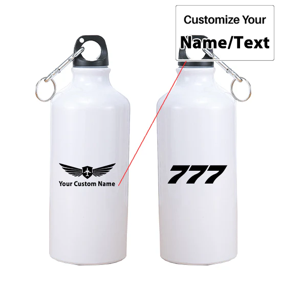 777 Flat Text Designed Thermoses - Image 3