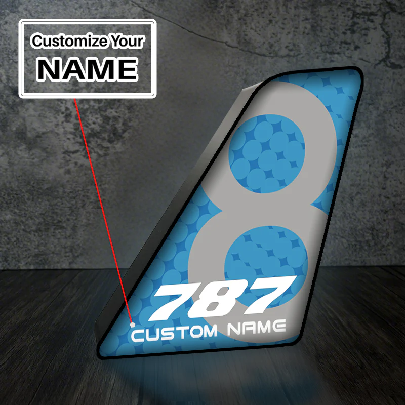 787-8 Designed Led Aircraft Tail & 3D Lamp - Image 2