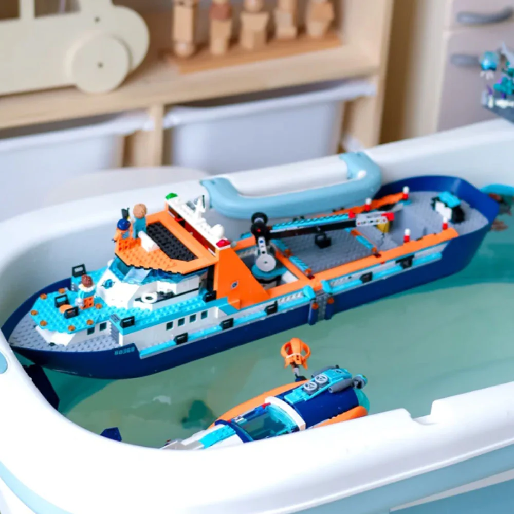 815PCS City Ocean Exploration Polar Sea Ship Set Building Blocks Marine Organism Boat Bricks Model - Image 3