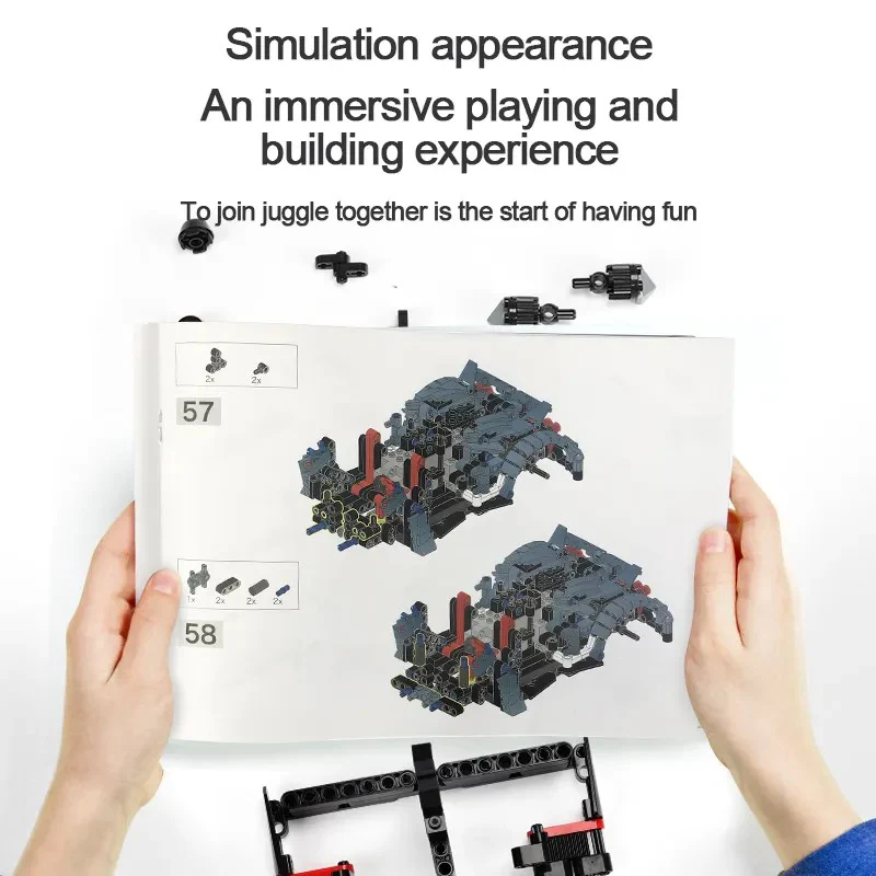 914Pcs Road Racing For RC Building Blocks Car Model - Image 2