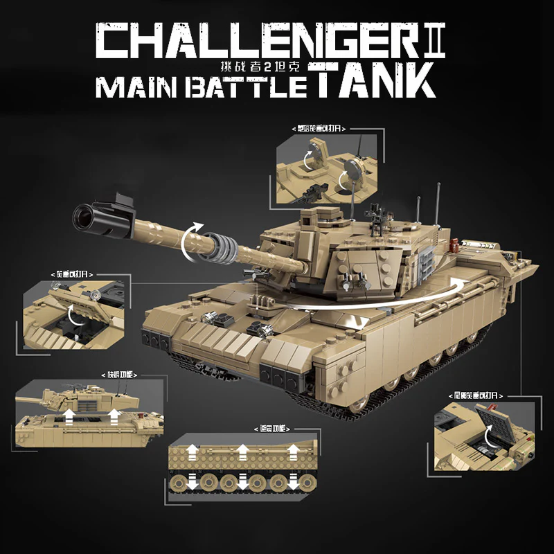 1441PCS Challenger 2 Tank Set Building Block Model - Image 2