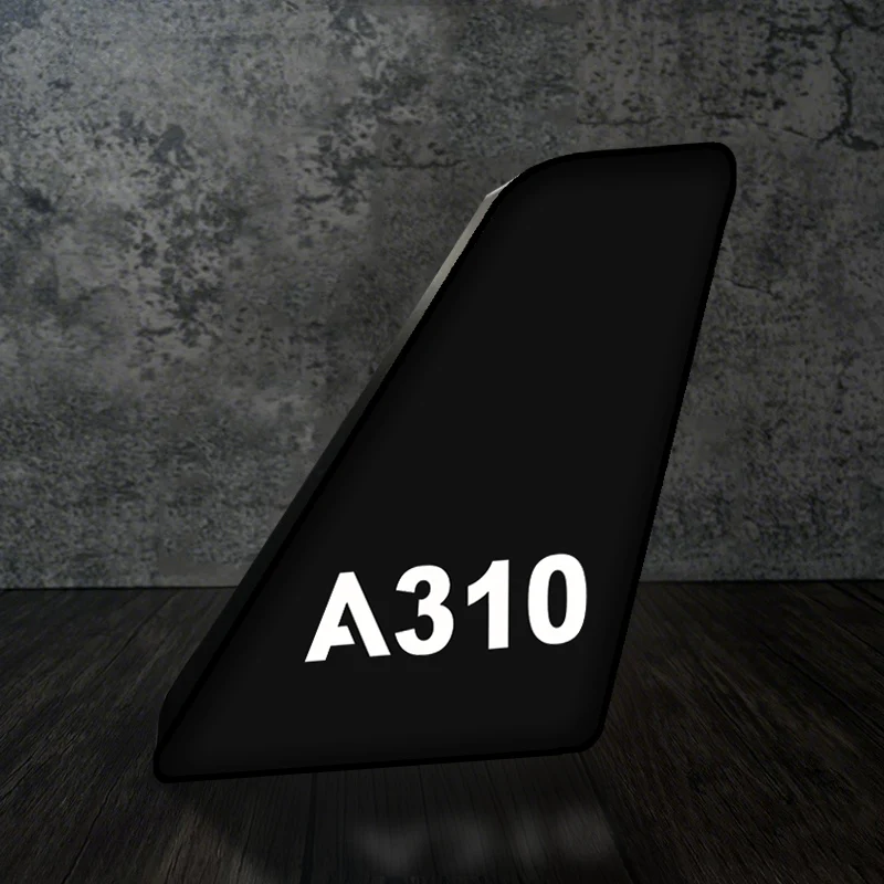 A310 Flat Text Designed Led Aircraft Tail & 3D Lamp
