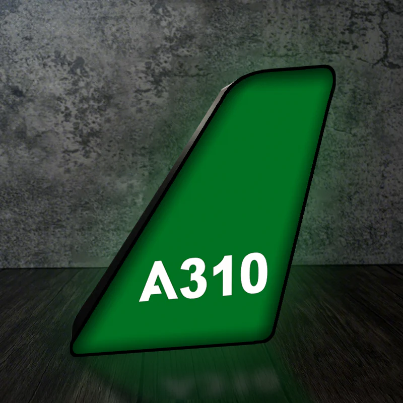 A310 Flat Text Designed Led Aircraft Tail & 3D Lamp - Image 7
