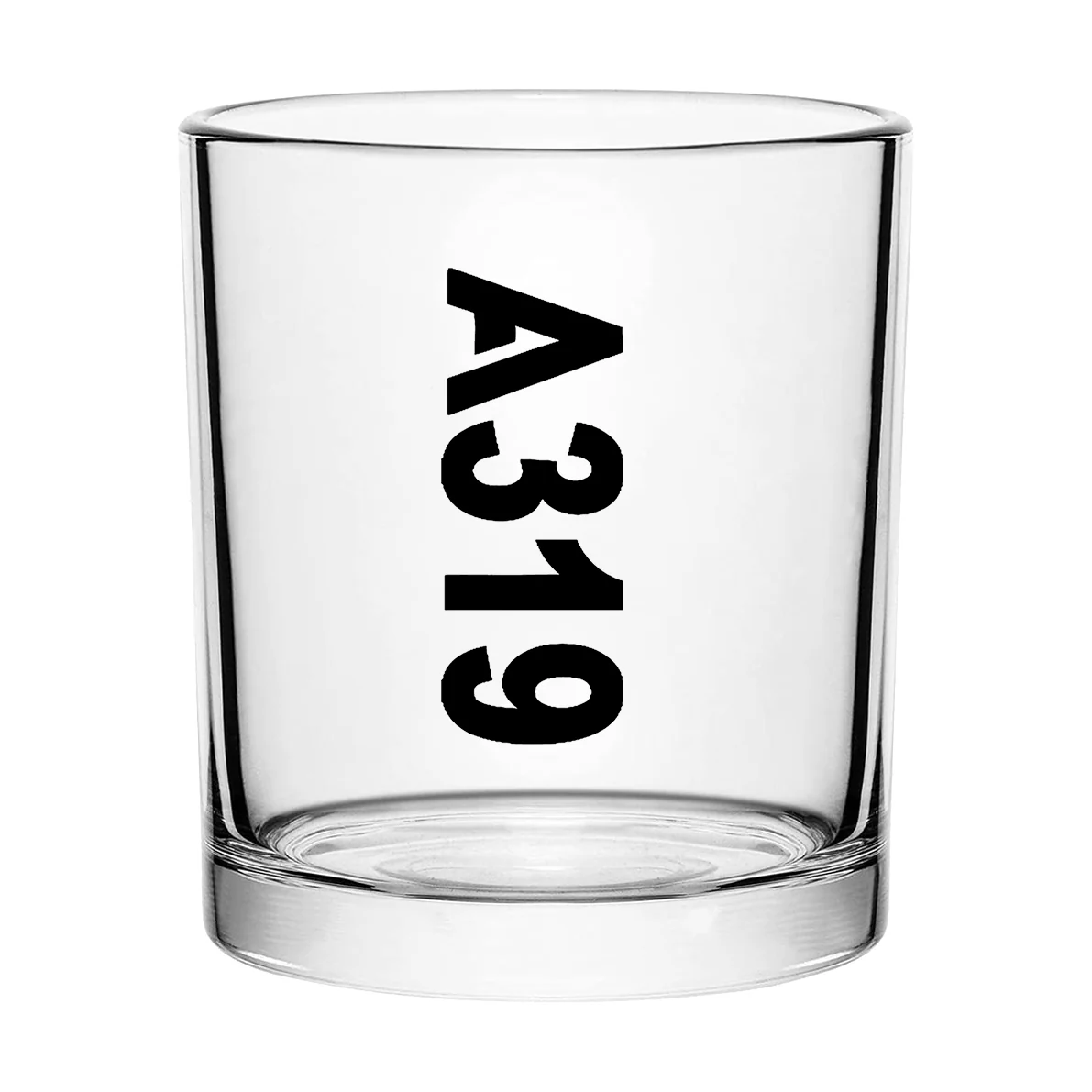 A319 Text Designed Special Whiskey Glasses - Image 2