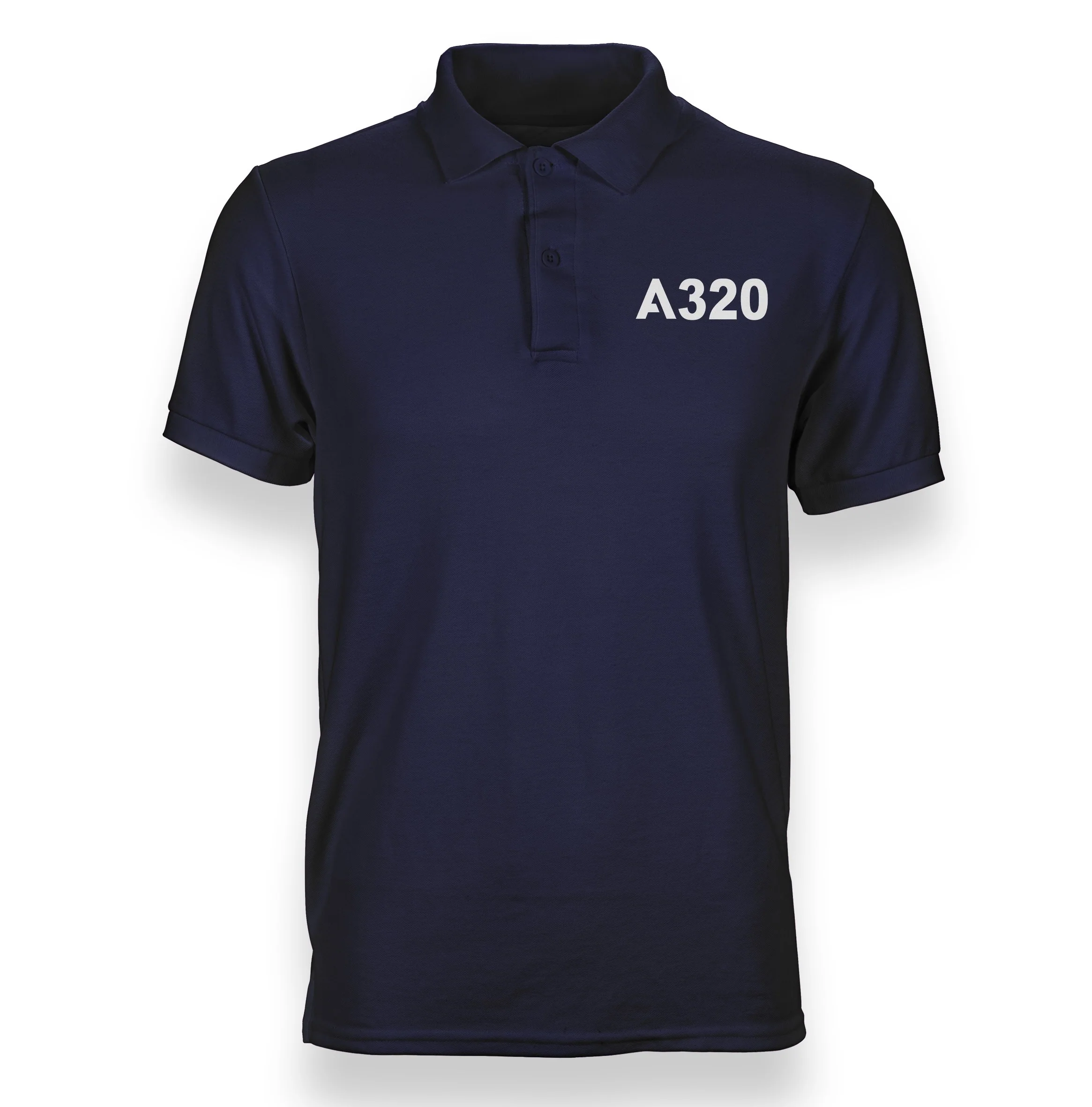 A320 Flat Text Designed "WOMEN" Polo T-Shirts - Image 14