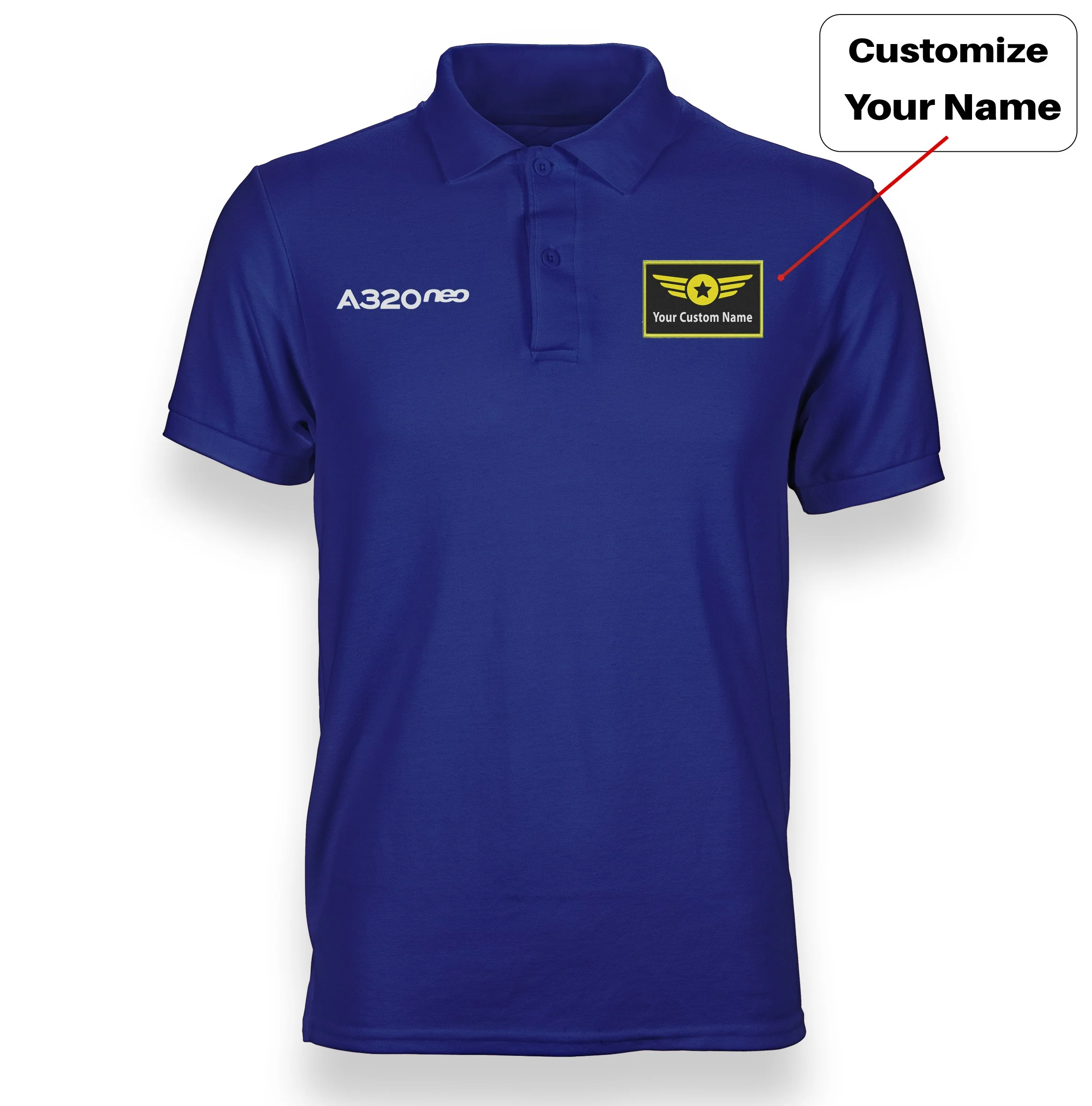 A320neo & Text Designed "WOMEN" Polo T-Shirts - Image 15