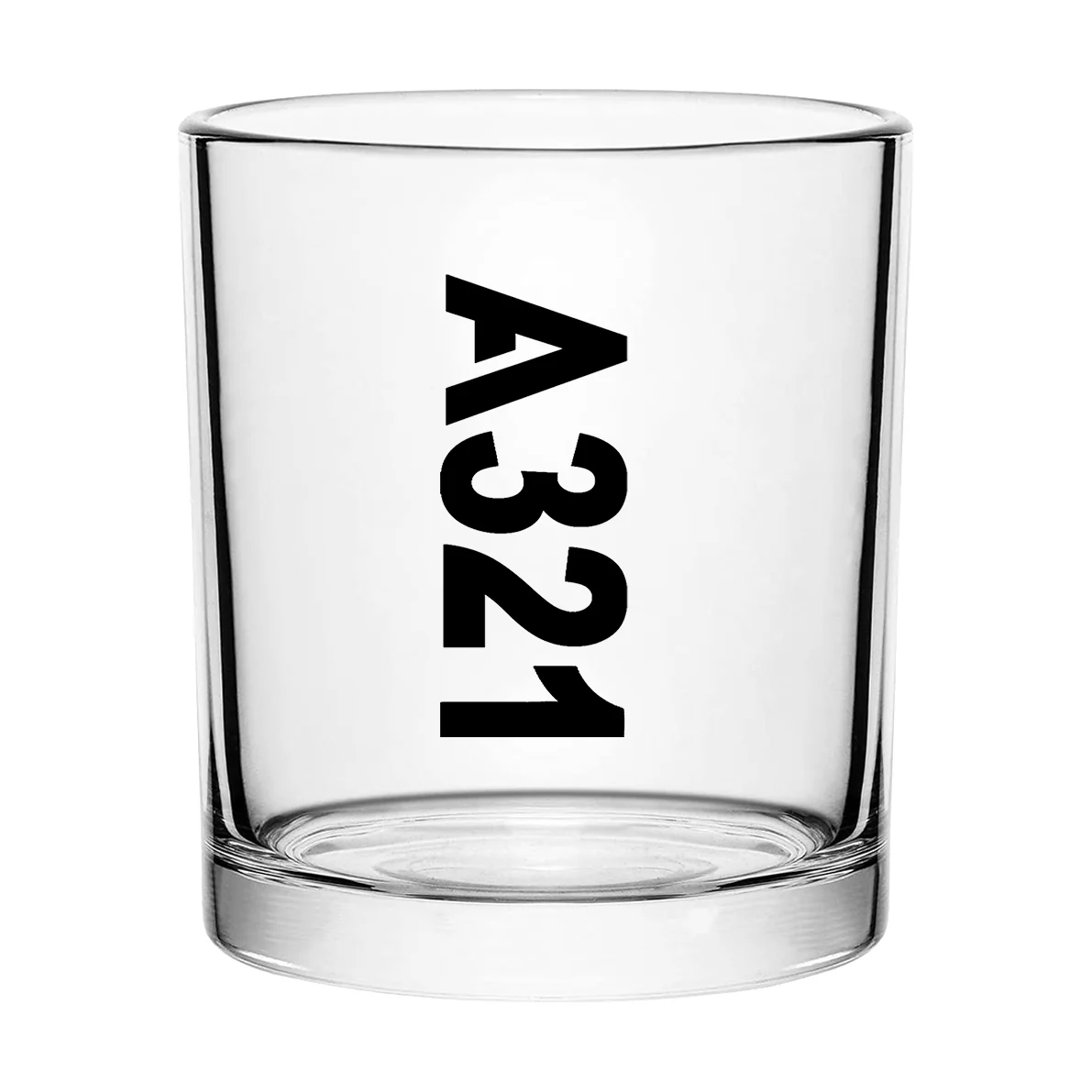 A321 Text Designed Special Whiskey Glasses - Image 2