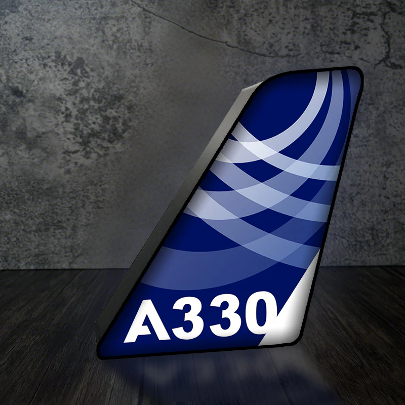 A330 Designed Led Aircraft Tail & 3D Lamp