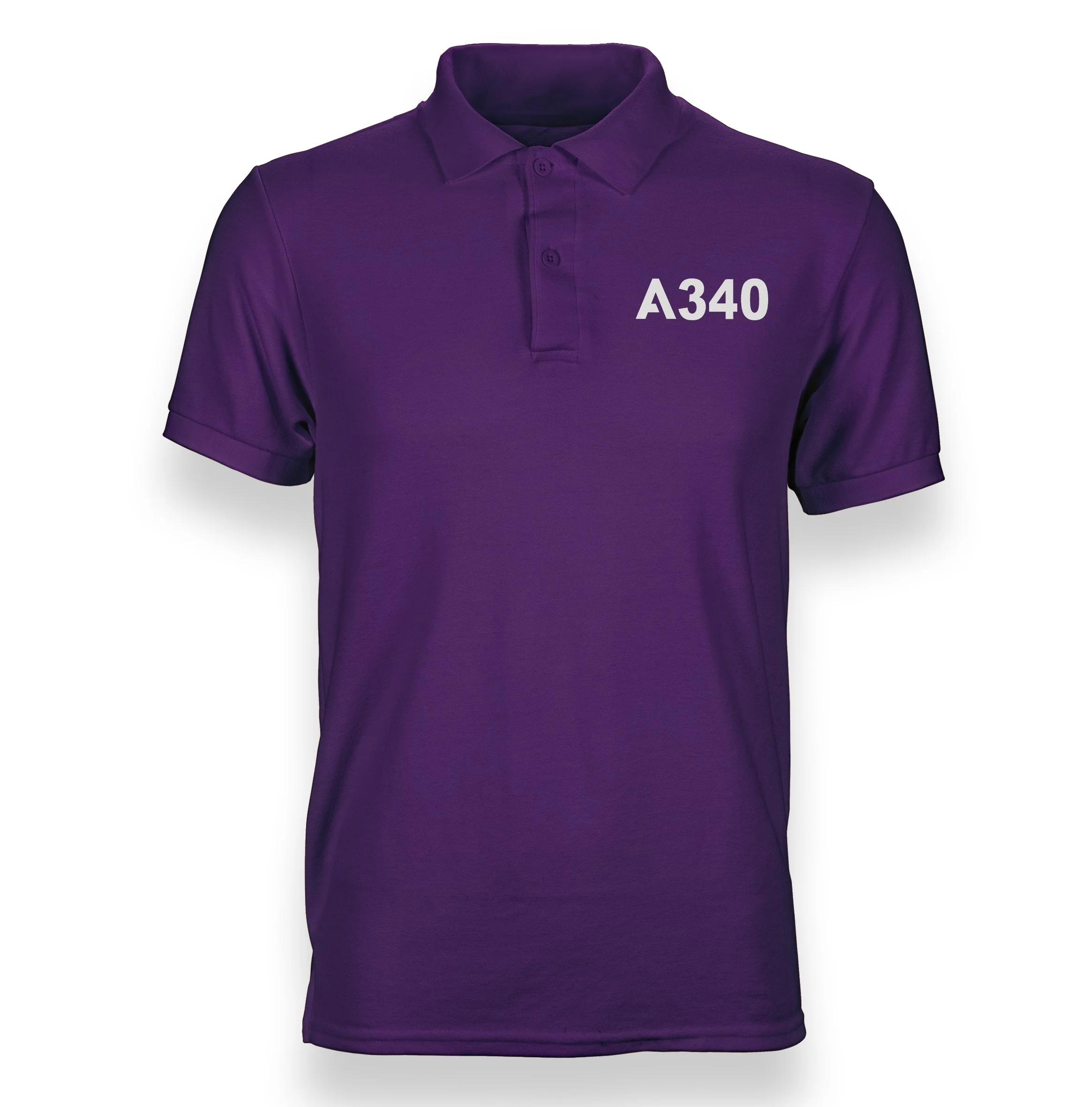 A340 Flat Text Designed "WOMEN" Polo T-Shirts - Image 8