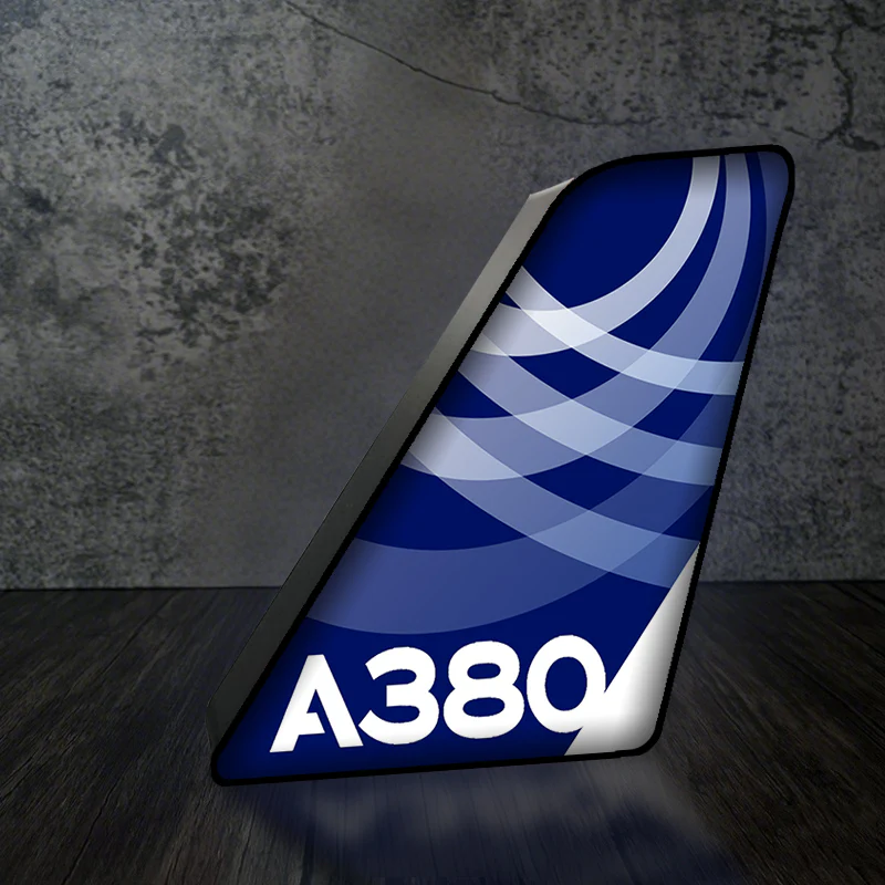 A380 Designed Led Aircraft Tail & 3D Lamp