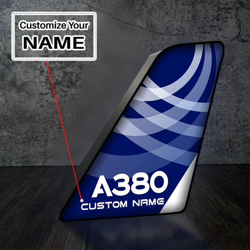 A380 Designed Led Aircraft Tail & 3D Lamp - Image 2
