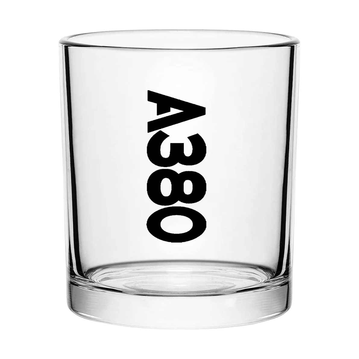 A380 Text Designed Special Whiskey Glasses - Image 2