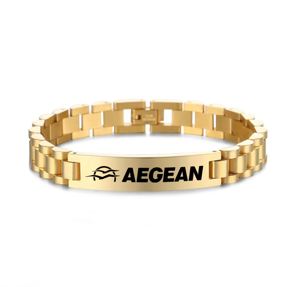 Aegean Airlines Designed Stainless Steel Chain Bracelets - Image 4