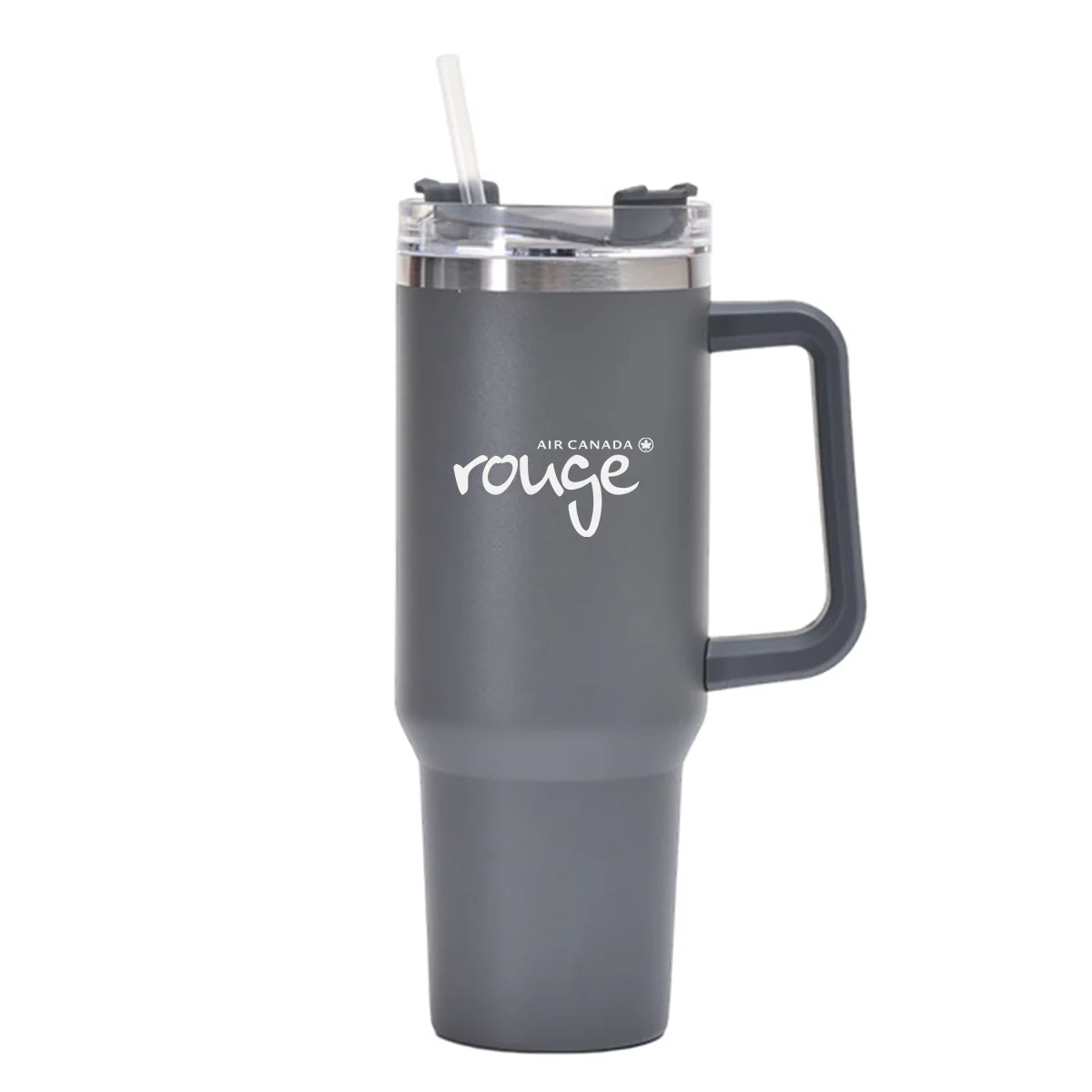 Air Canada rouge Airlines Designed 40oz Stainless Steel Car Mug With Holder - Image 20