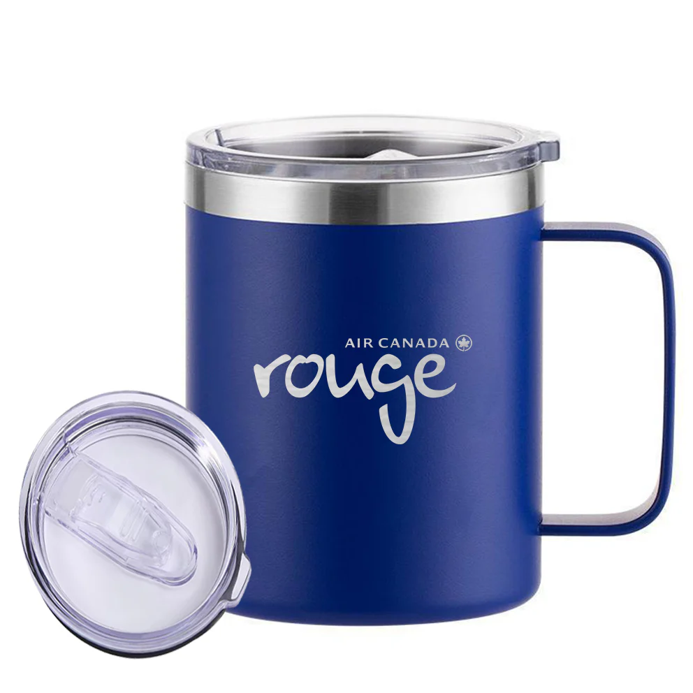 Air Canada rouge Airlines Designed Stainless Steel Laser Engraved Mugs - Image 6
