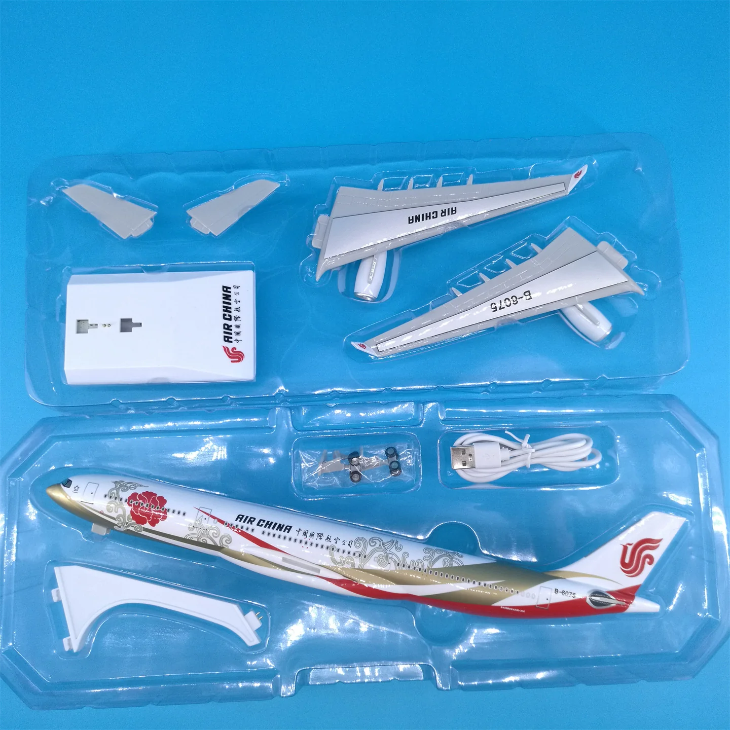 Air China Zijin Airbus A330 Airplane Model (1/200 Scale - 30CM) - Image 12