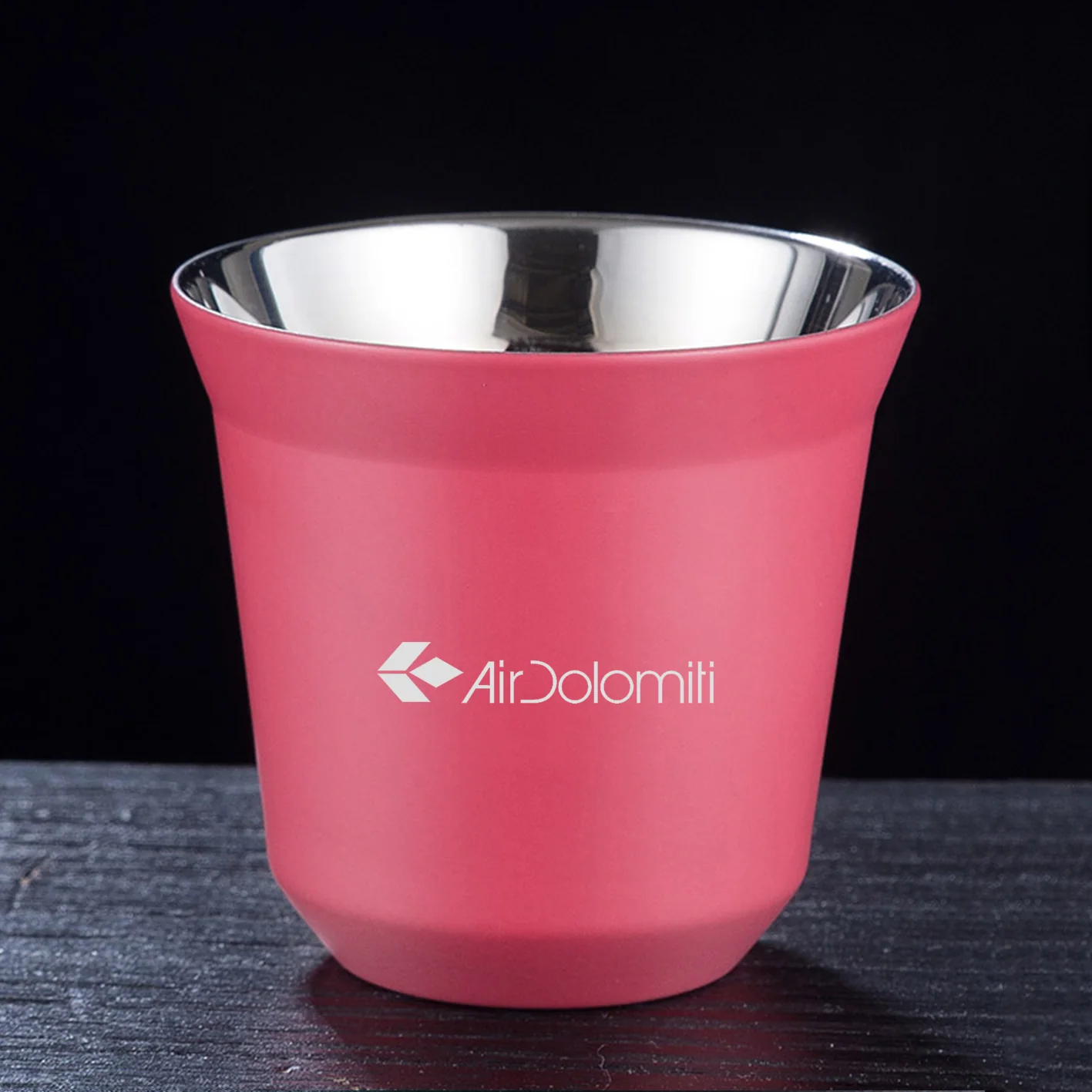 Air Dolomiti  Airlines Designed Double Wall Stainless Steel Coffee Mugs - Image 12