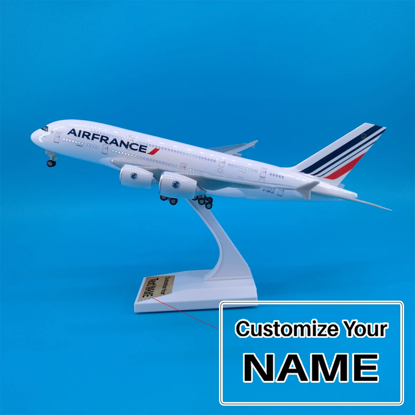 Air France Airbus A380 Airplane Model (1/200 Scale - 30CM)