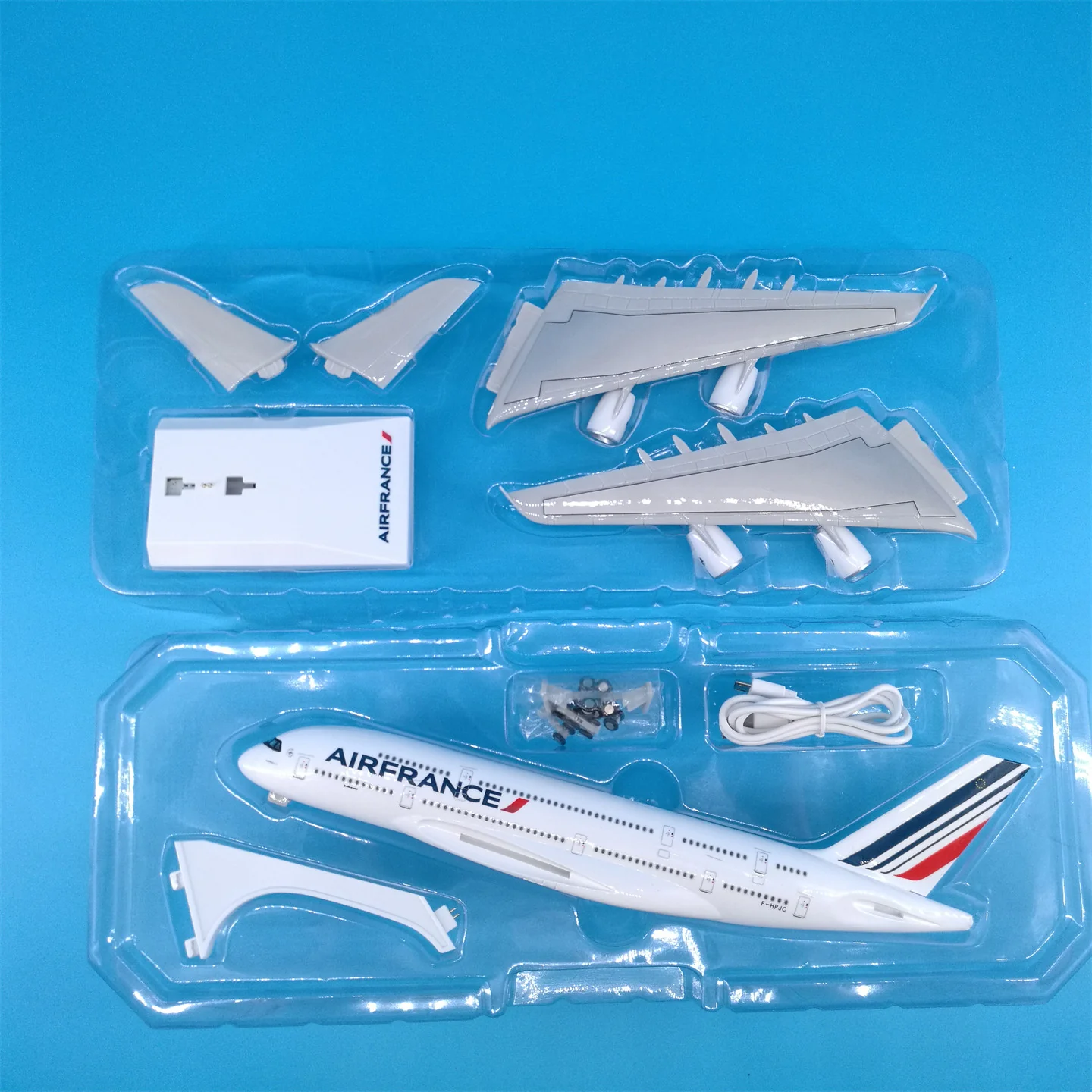 Air France Airbus A380 Airplane Model (1/200 Scale - 30CM) - Image 13