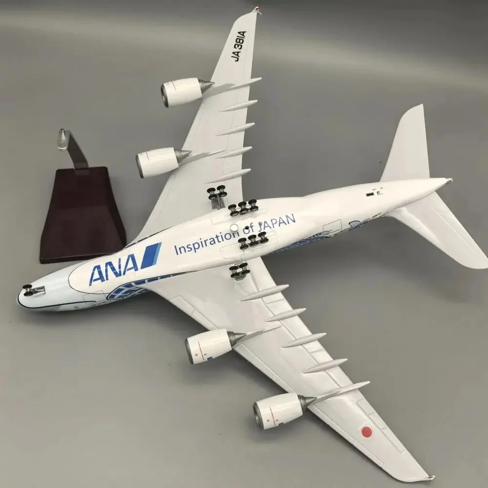 Air Japan ANA Blue Sea Turtle Airbus A380 Airplane Model (1/160 Scale) - Image 5