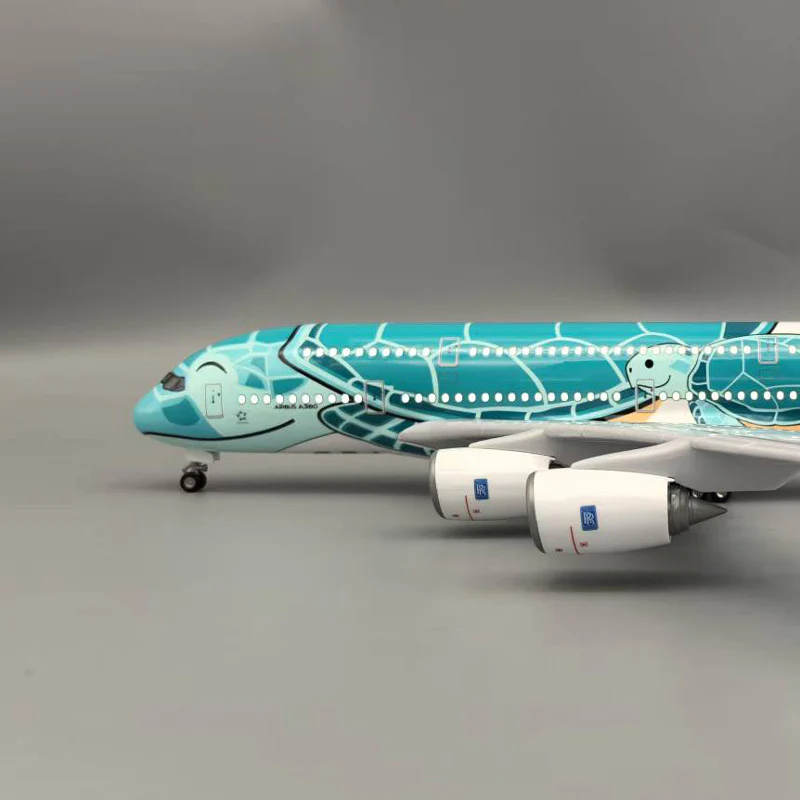 Air Japan ANA Green Sea Turtle Airbus A380 Airplane Model (1/160 Scale) - Image 5