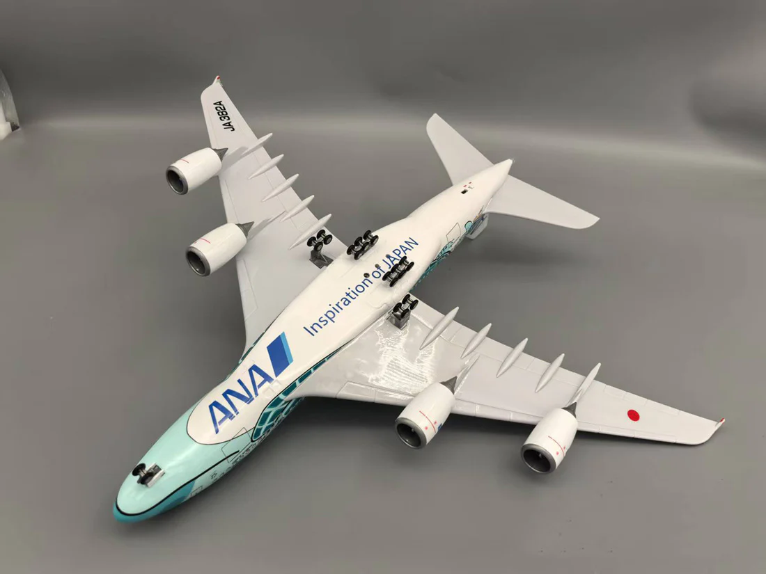 Air Japan ANA Green Sea Turtle Airbus A380 Airplane Model (1/160 Scale) - Image 9