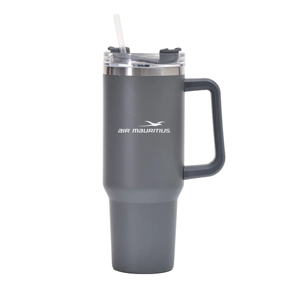 Air Mauritius Airlines Designed 40oz Stainless Steel Car Mug With Holder - Image 20
