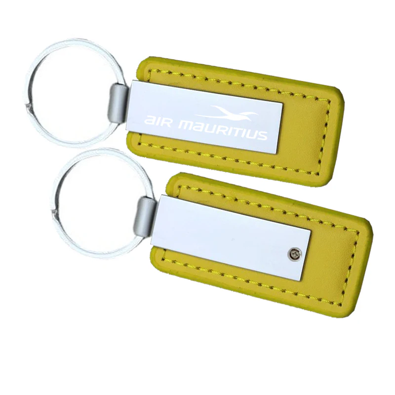 Air Mauritius Airlines Faux Leather Key Chains - Image 12