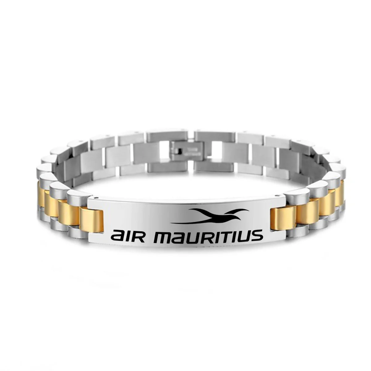 Air Mauritius Airlines Designed Stainless Steel Chain Bracelets - Image 3