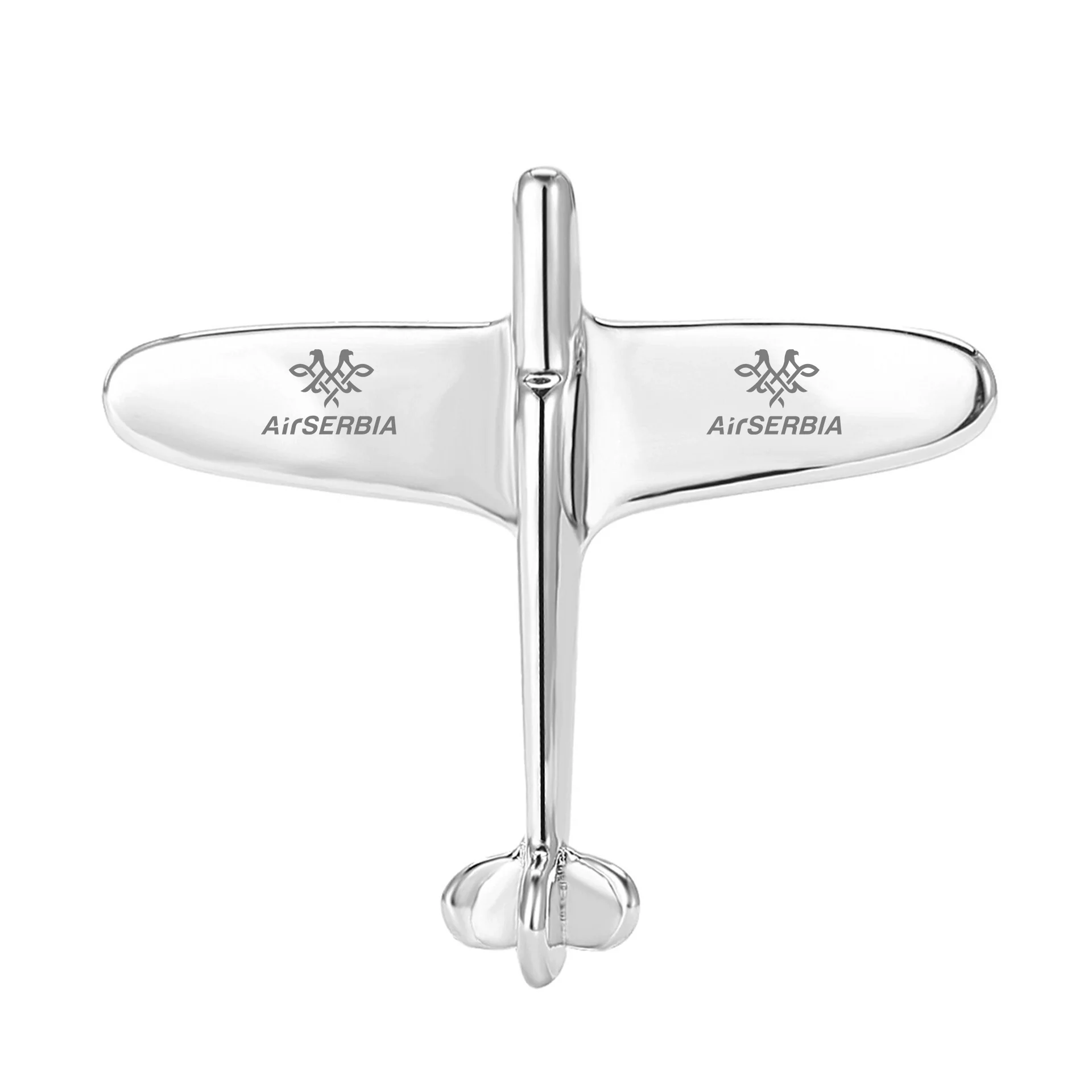 Air Serbia Airlines Designed Airplane Shape Brooches - Image 4