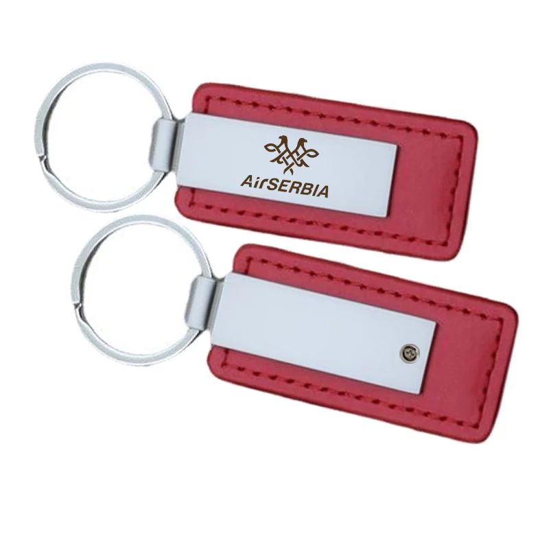 Air Serbia Airlines Faux Leather Key Chains - Image 18