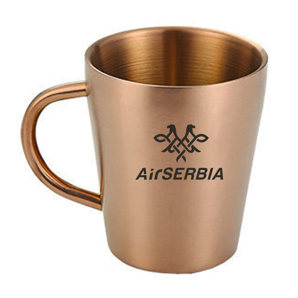 Air Serbia Airlines Designed Stainless Steel Coffee Mugs - Image 4