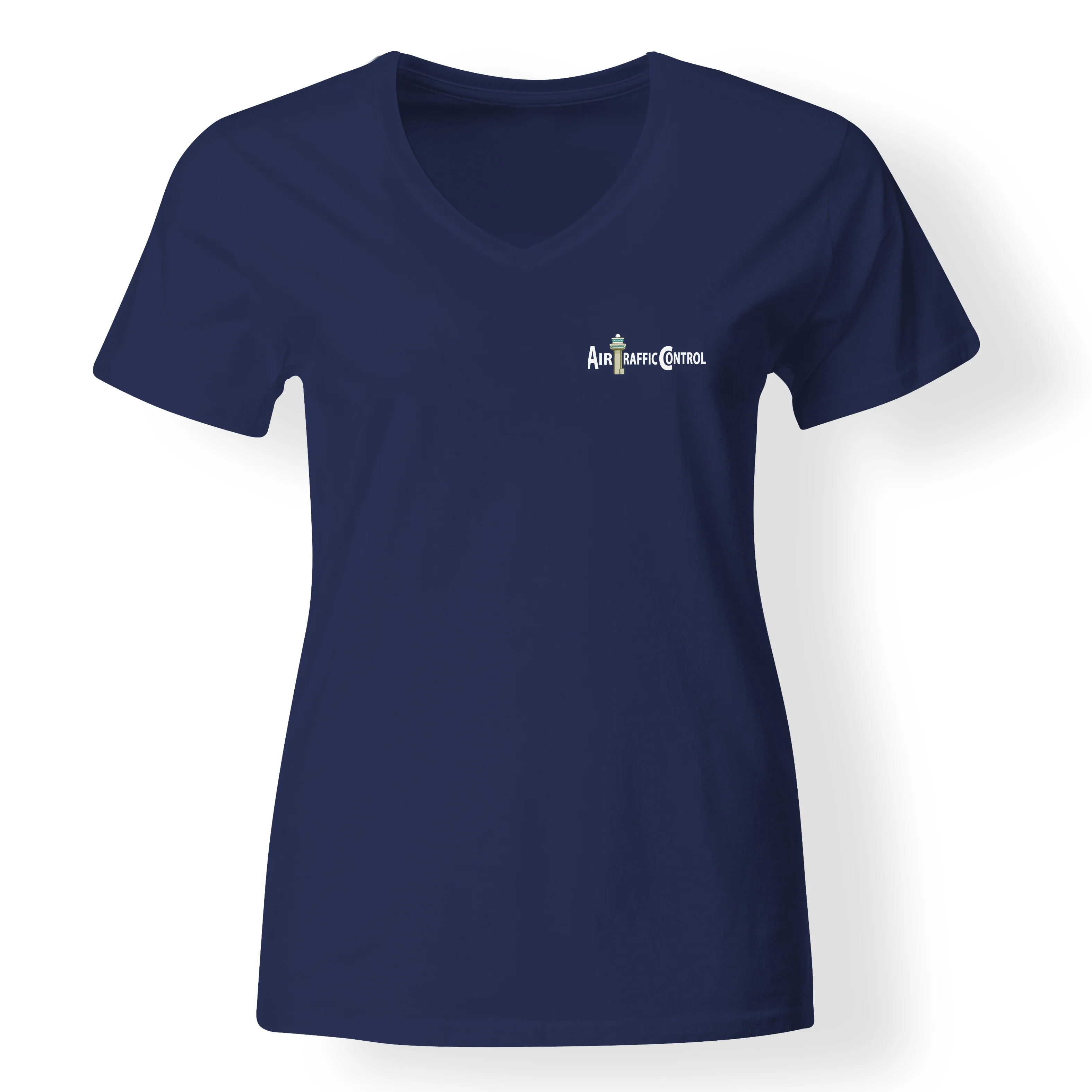 Air Traffic Control Designed V-Neck T-Shirts - Image 12