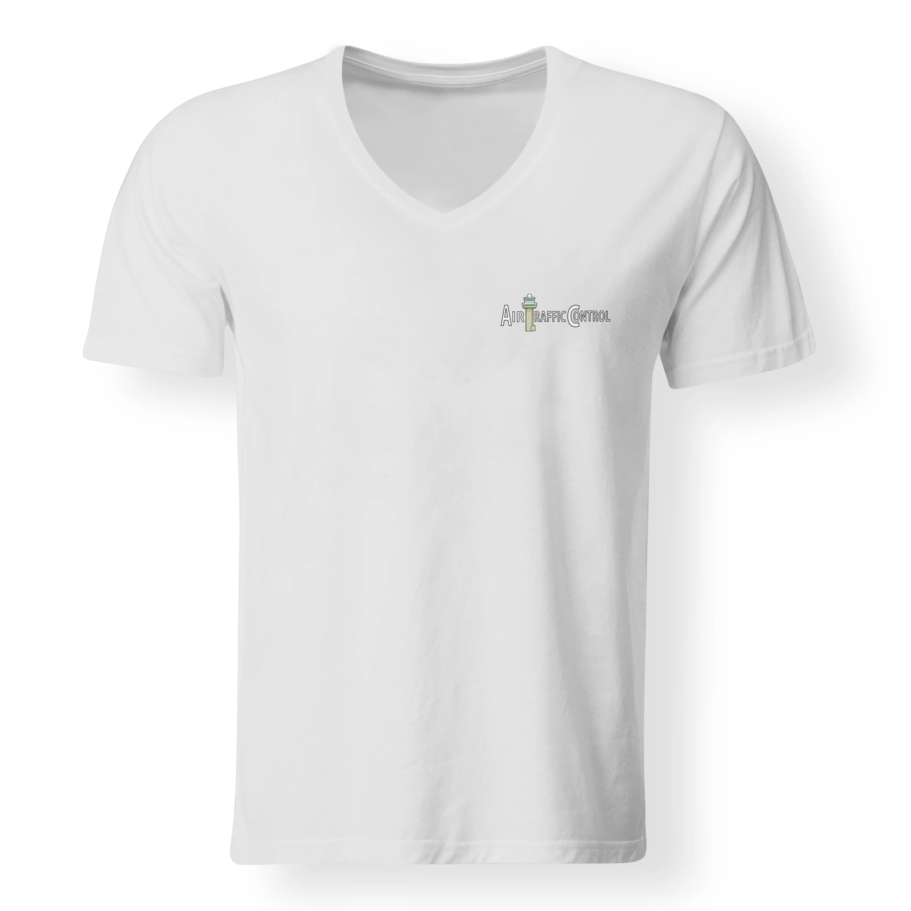 Air Traffic Control Designed V-Neck T-Shirts - Image 19