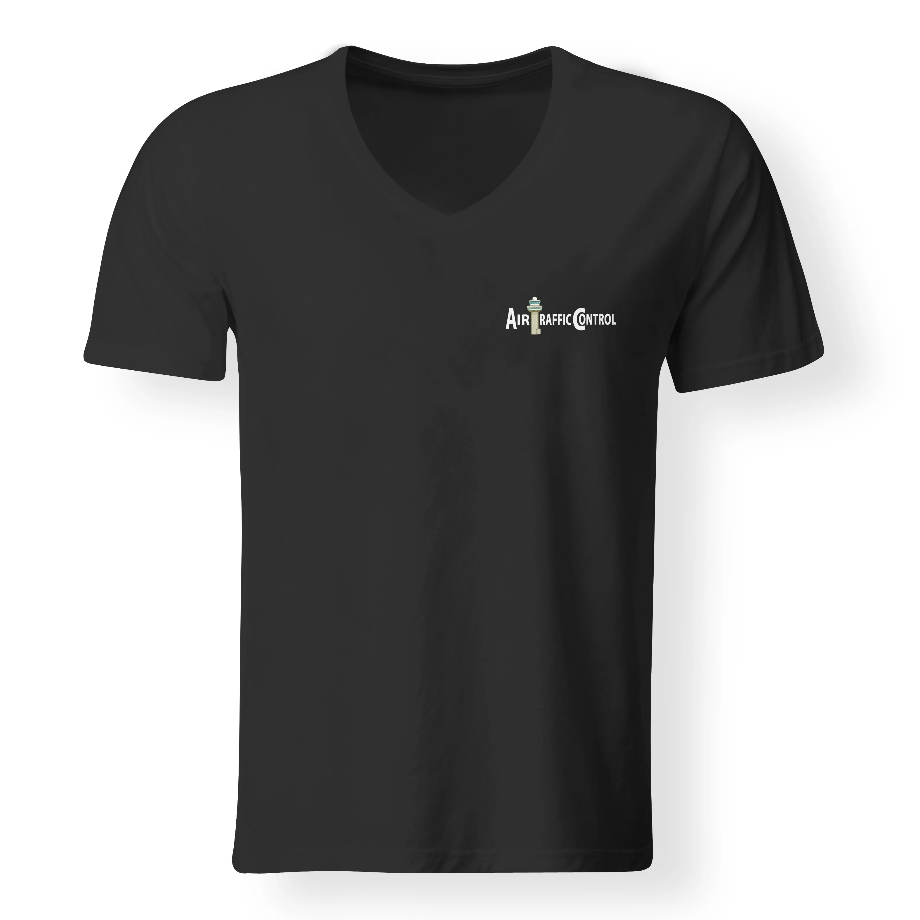 Air Traffic Control Designed V-Neck T-Shirts - Image 3