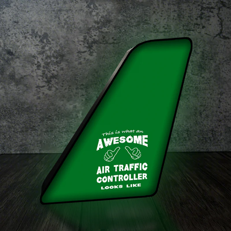 Air Traffic Controller Designed Led Aircraft Tail & 3D Lamp - Image 7