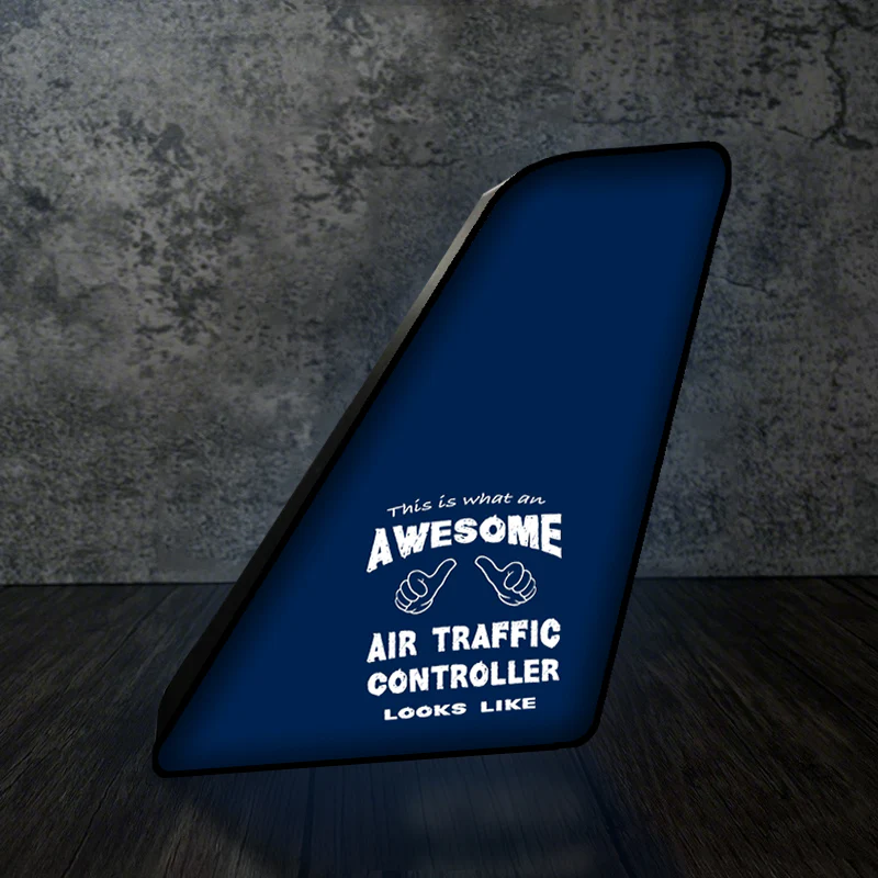 Air Traffic Controller Designed Led Aircraft Tail & 3D Lamp - Image 8