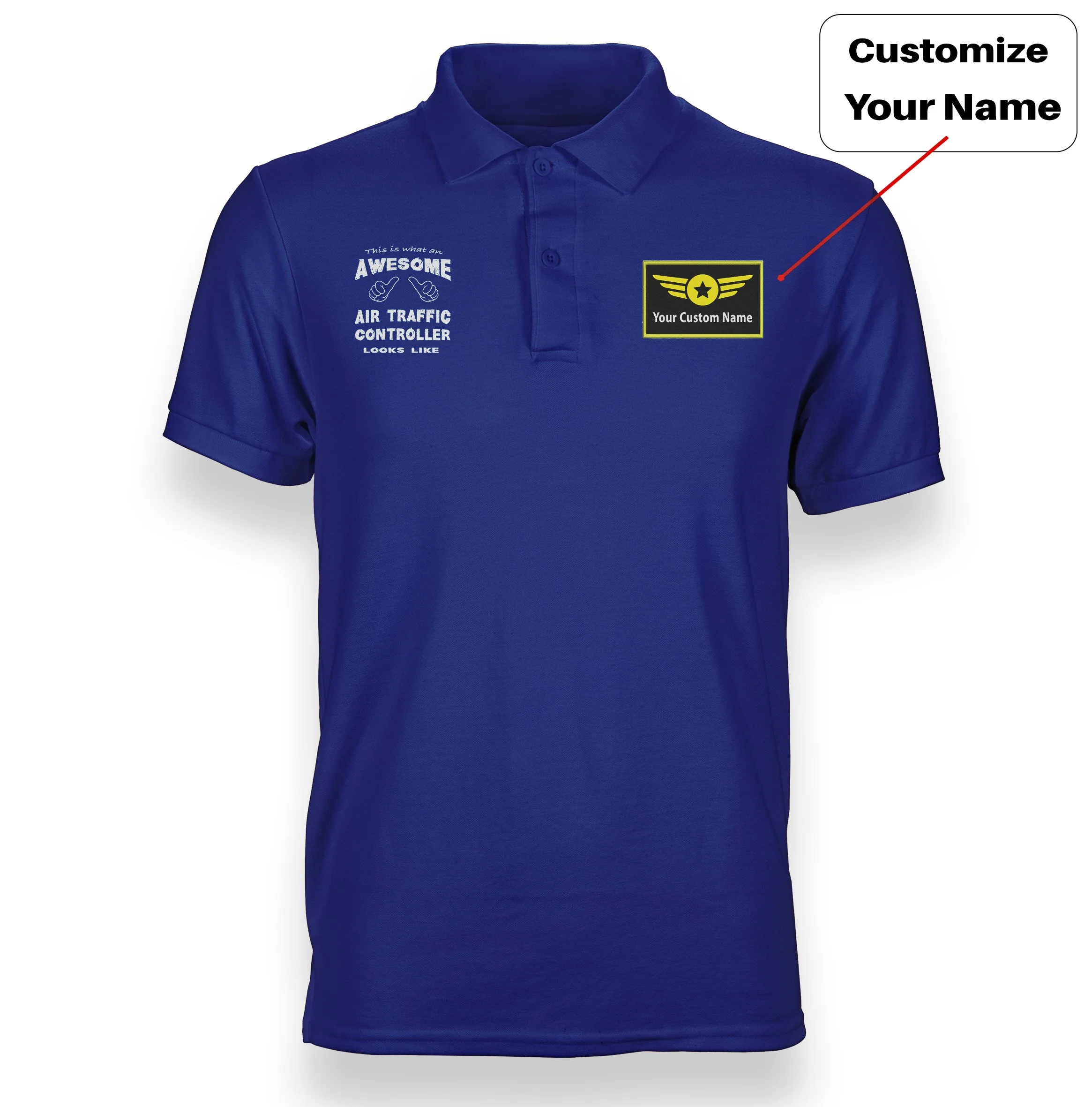 Air Traffic Controller Designed "WOMEN" Polo T-Shirts - Image 15