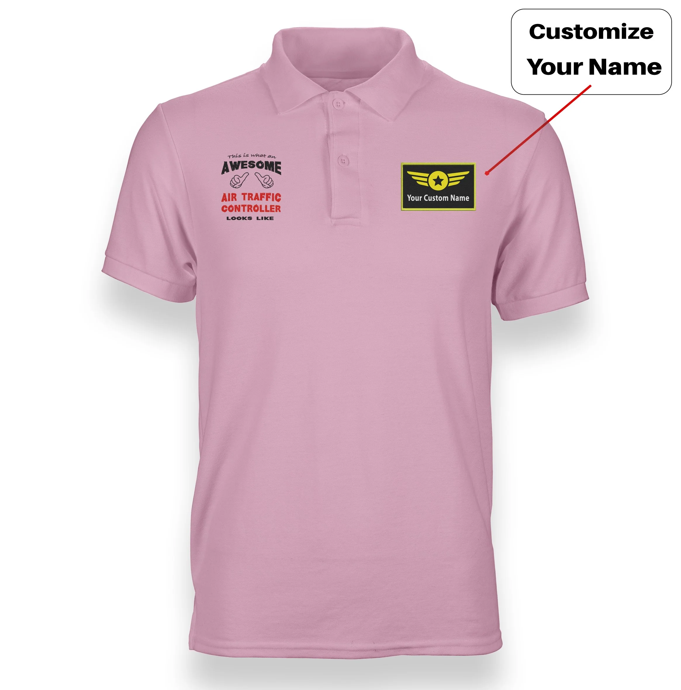 Air Traffic Controller Designed "WOMEN" Polo T-Shirts - Image 21