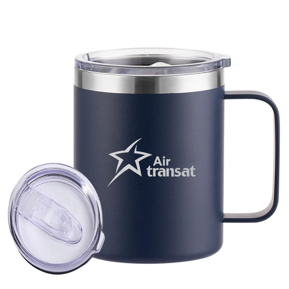 Air Transat Airlines Designed Stainless Steel Laser Engraved Mugs - Image 4