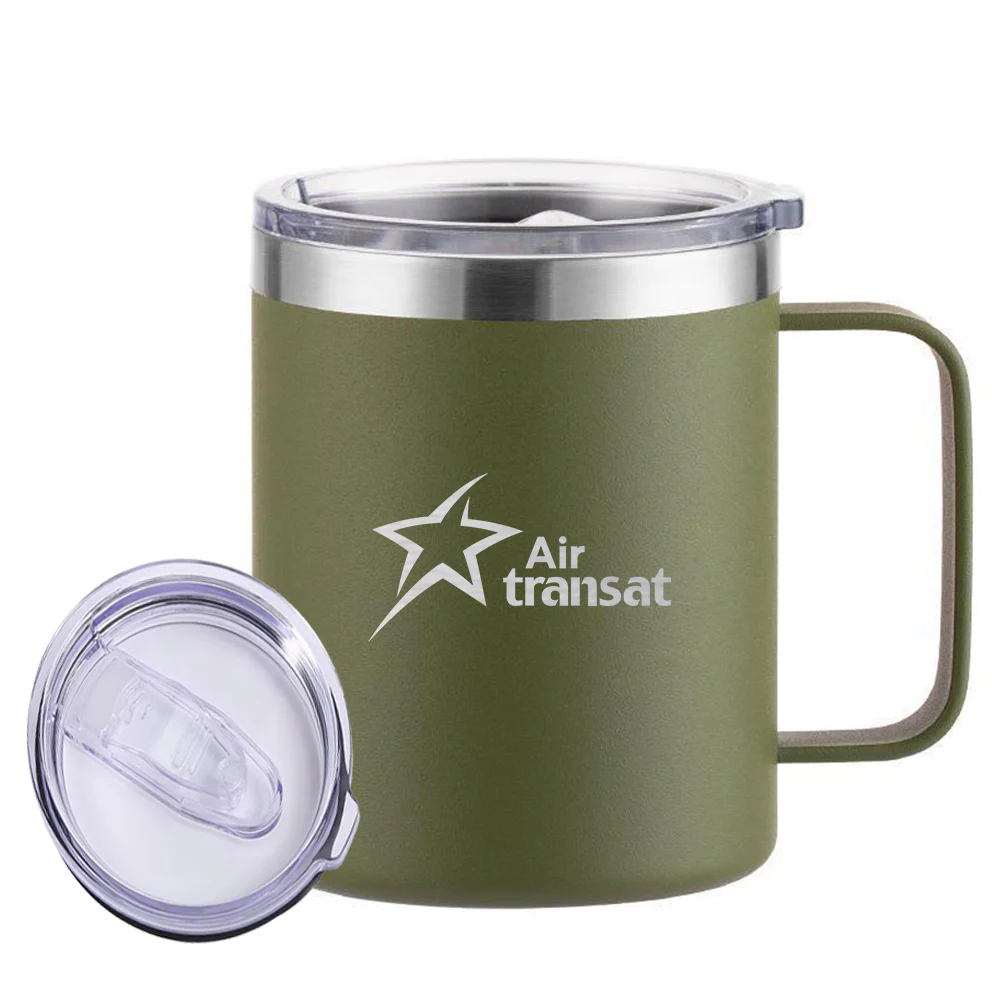 Air Transat Airlines Designed Stainless Steel Laser Engraved Mugs - Image 8