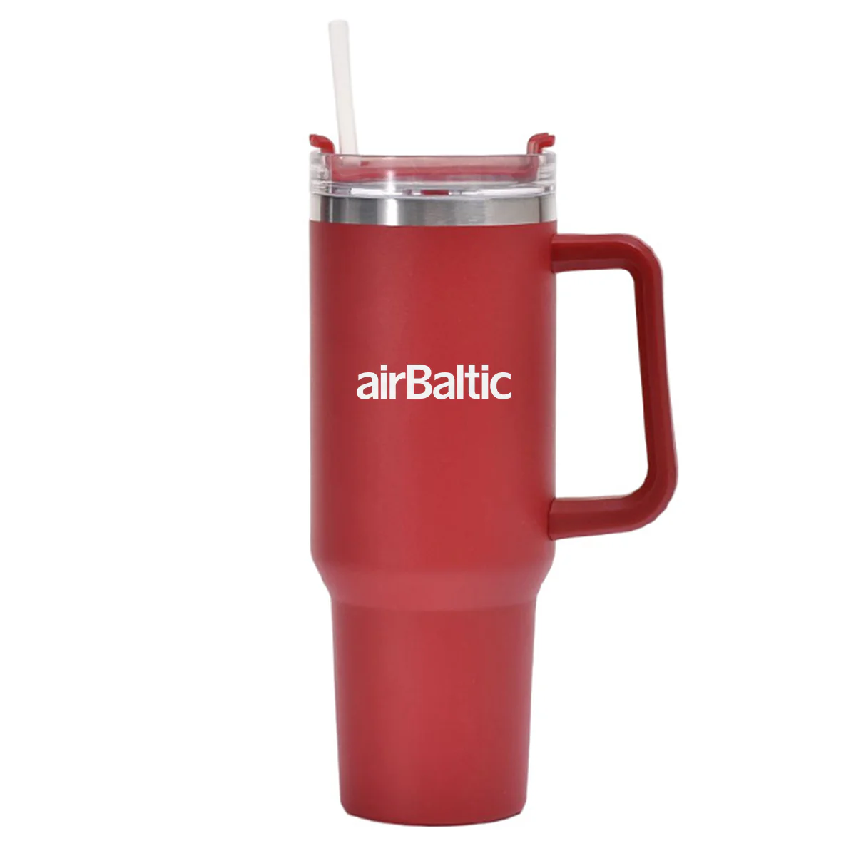 Airbaltic Airlines Designed 40oz Stainless Steel Car Mug With Holder - Image 8
